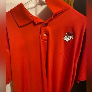 Red Polo Shirt with UGA Logo